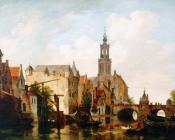 巴斯勒莫斯 约翰内斯 范 霍夫 : Stad aan een rivier